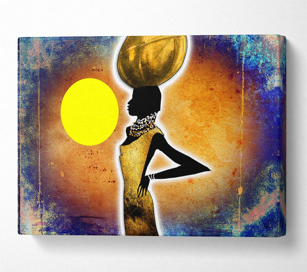 Picture of African Tribal Art 3 Canvas Print Wall Art