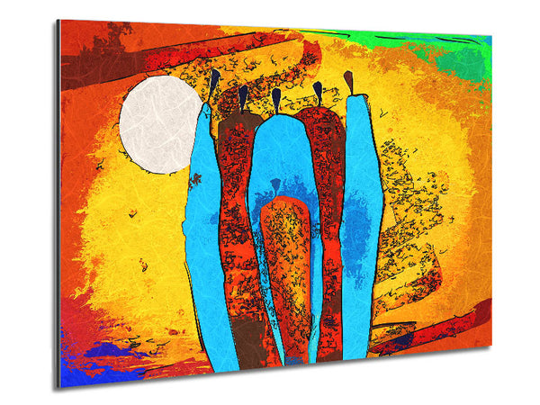 African Tribal Art 9 Metal Print
