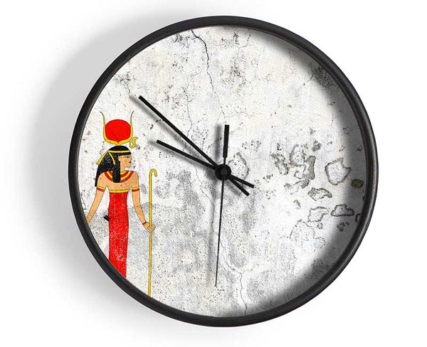 Egyptian King And Queen 1 Clock - Wallart-Direct UK
