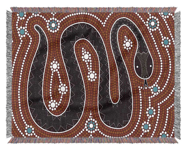 Aboriginal Pattern 6 Woven Blanket