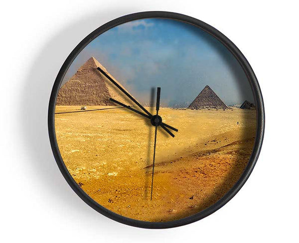 Egyptian Pyramids 1 Clock - Wallart-Direct UK