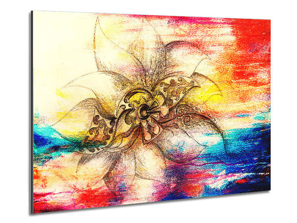 Bunte Lotusblume
