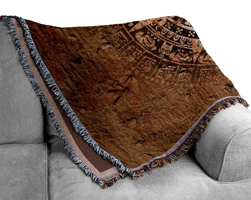 Mayan Sun 1 Woven Blanket