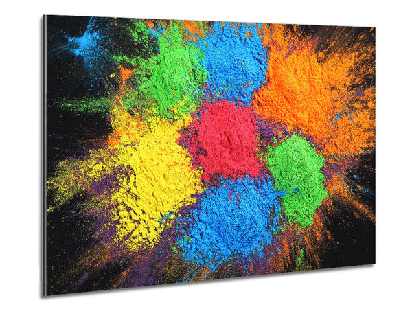 Chakra Powder Colours Metal Print