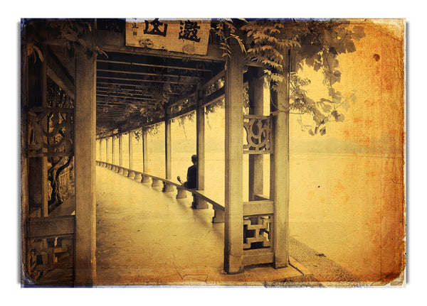Friedlicher chinesischer Tempel