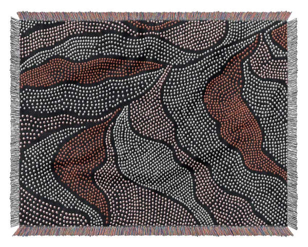 Aboriginal Pattern 10 Woven Blanket