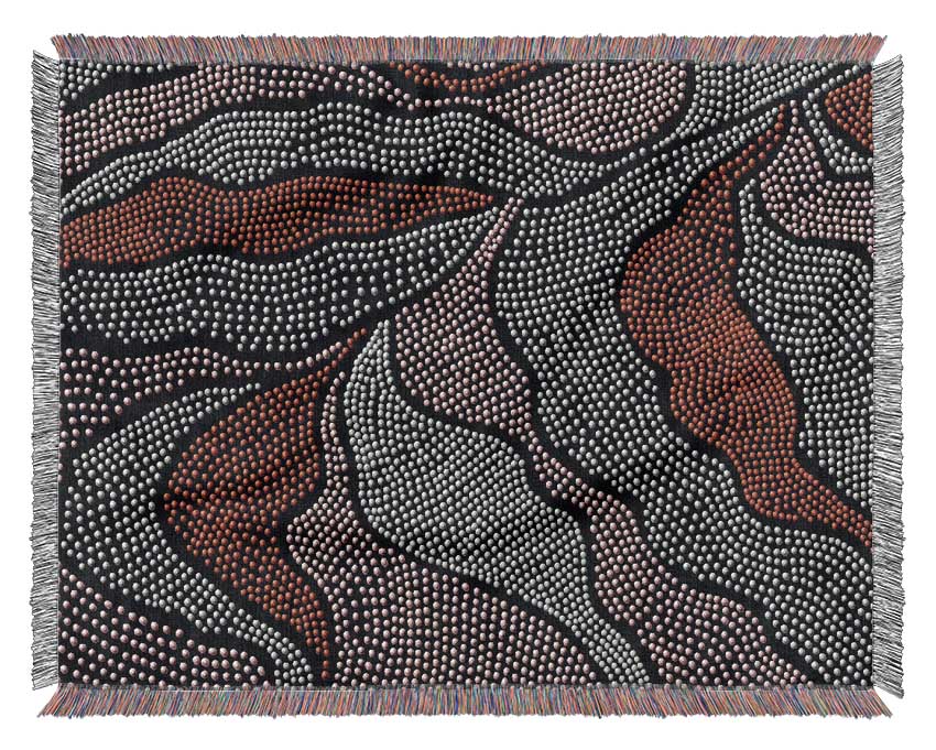 Aboriginal Pattern 10 Woven Blanket