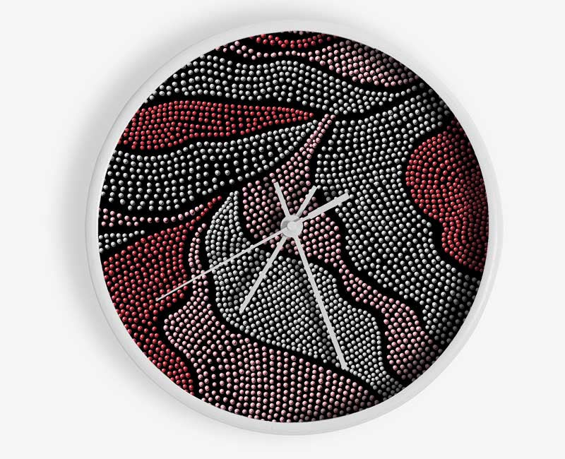 Aboriginal Pattern 10 Clock - Wallart-Direct UK