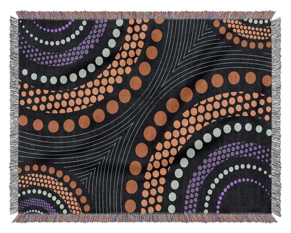Aboriginal Pattern 11 Woven Blanket