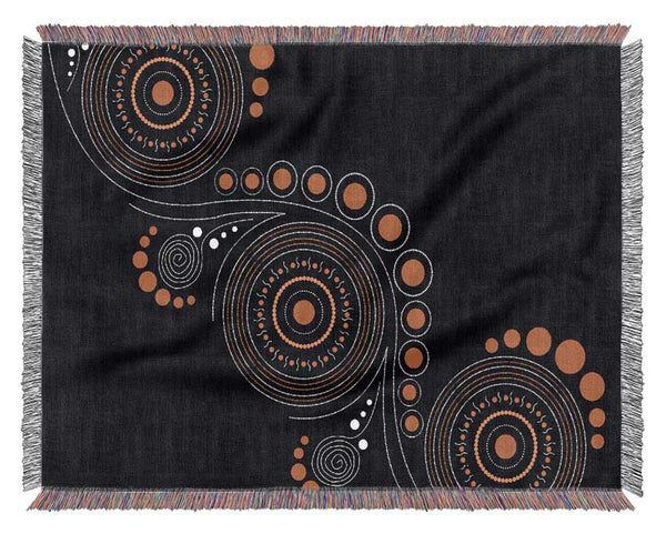 Aboriginal Pattern 12 Woven Blanket