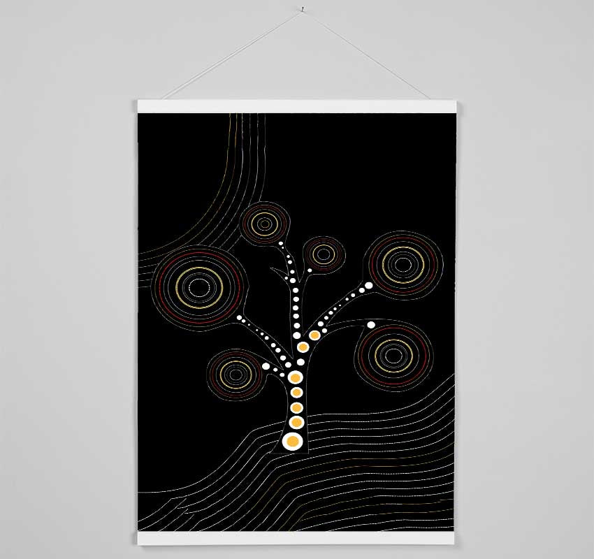 Aboriginal Tree 2 Hanging Poster - Wallart-Direct UK