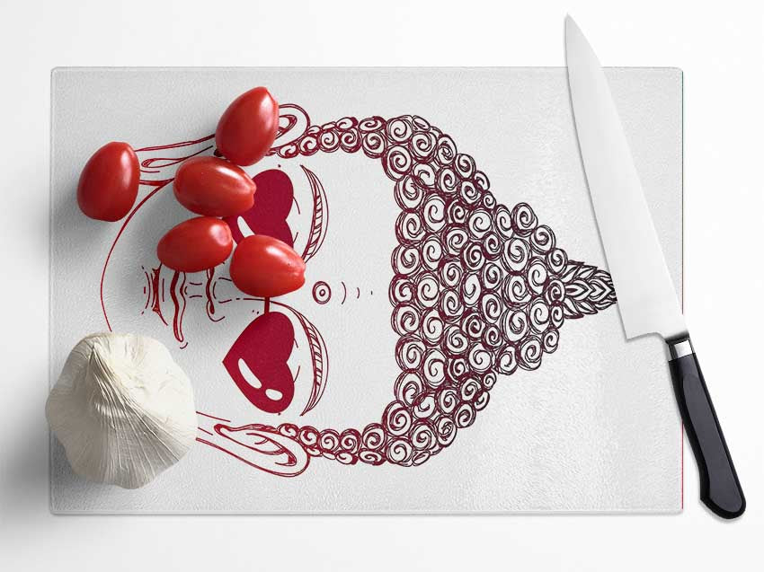 Buddha 14 Glass Chopping Board