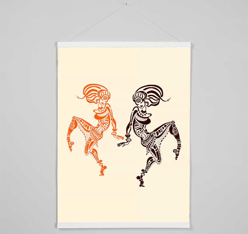 African Tribal Art 20 Hanging Poster - Wallart-Direct UK