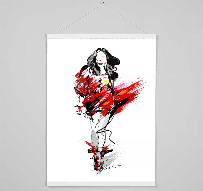 Runway Reds Hanging Poster - Wallart-Direct UK