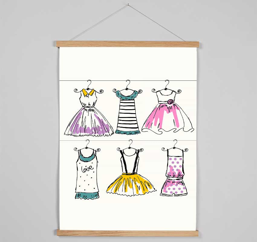 What Too Wear Hanging Poster - Wallart-Direct UK