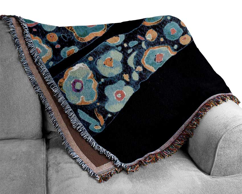 Flower Power Legs Woven Blanket