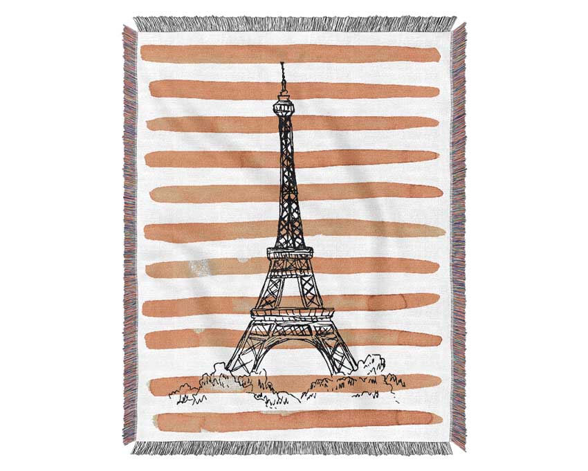 Paris The Capital Of Style Woven Blanket