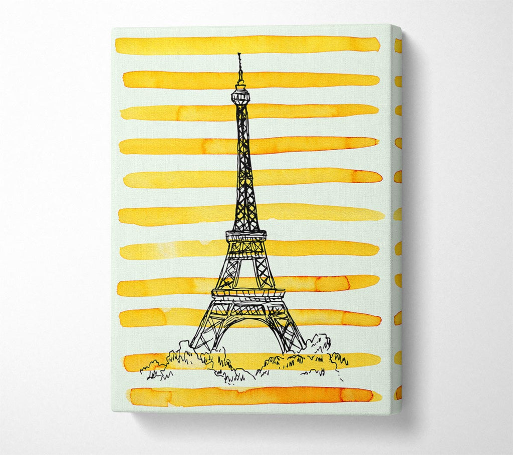 Picture of Paris The Capital Of Style Canvas Print Wall Art