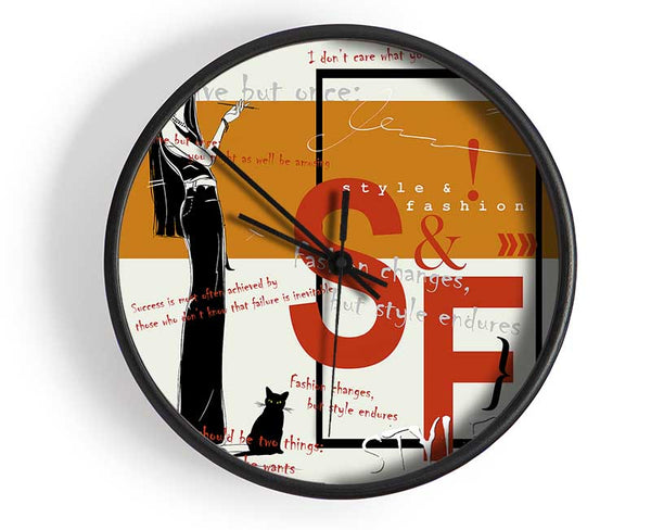 Fashion Changes Clock - Wallart-Direct UK