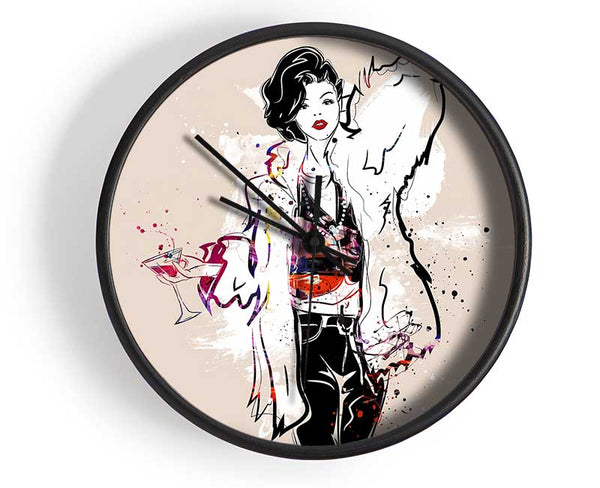 Style Splash Clock - Wallart-Direct UK