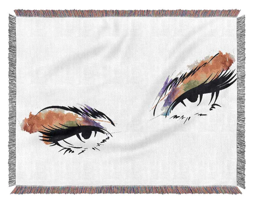 Eyes Is Where You Start Woven Blanket