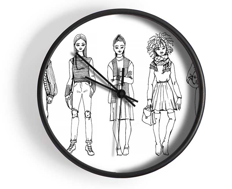 It's All In How You Wear It Clock - Wallart-Direct UK