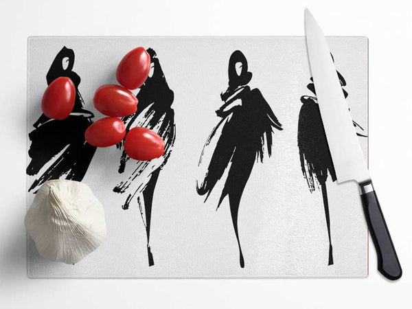 The Black Cloak Glass Chopping Board