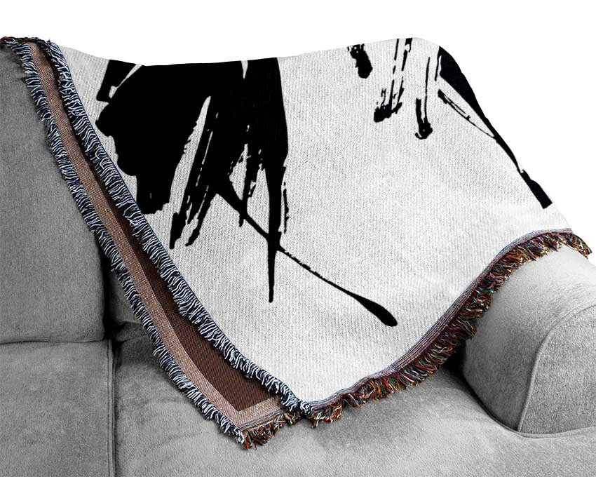The Black Cloak Woven Blanket