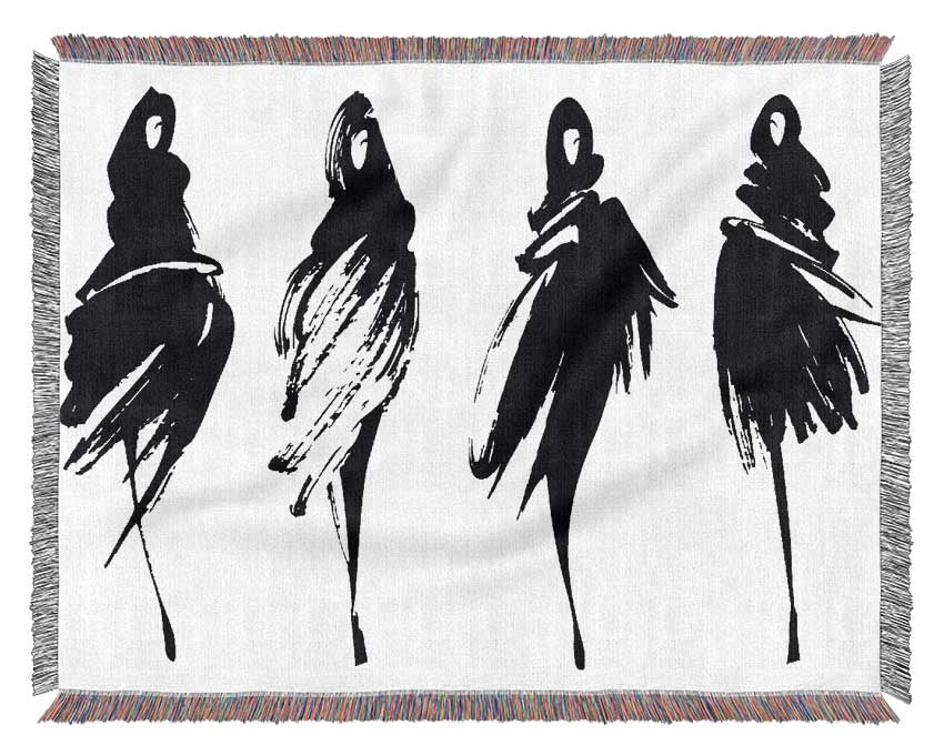 The Black Cloak Woven Blanket