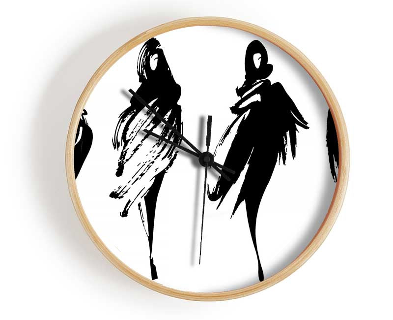 The Black Cloak Clock - Wallart-Direct UK