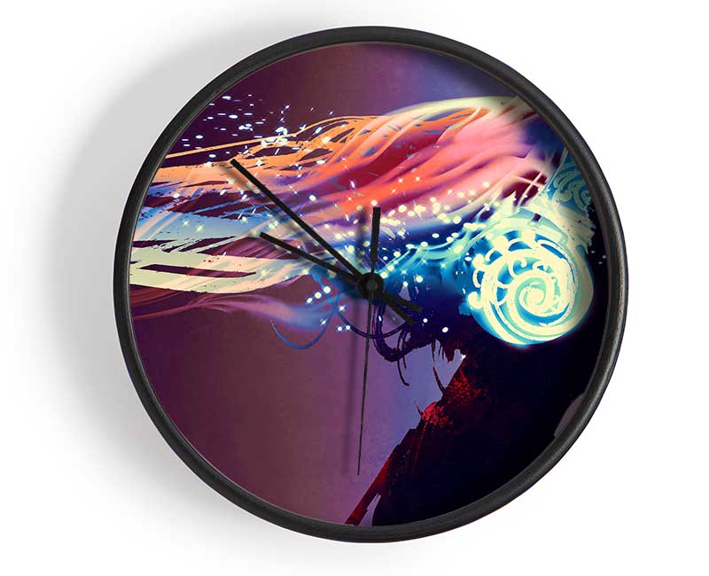 Music Is The Style Of The Soul Clock - Wallart-Direct UK
