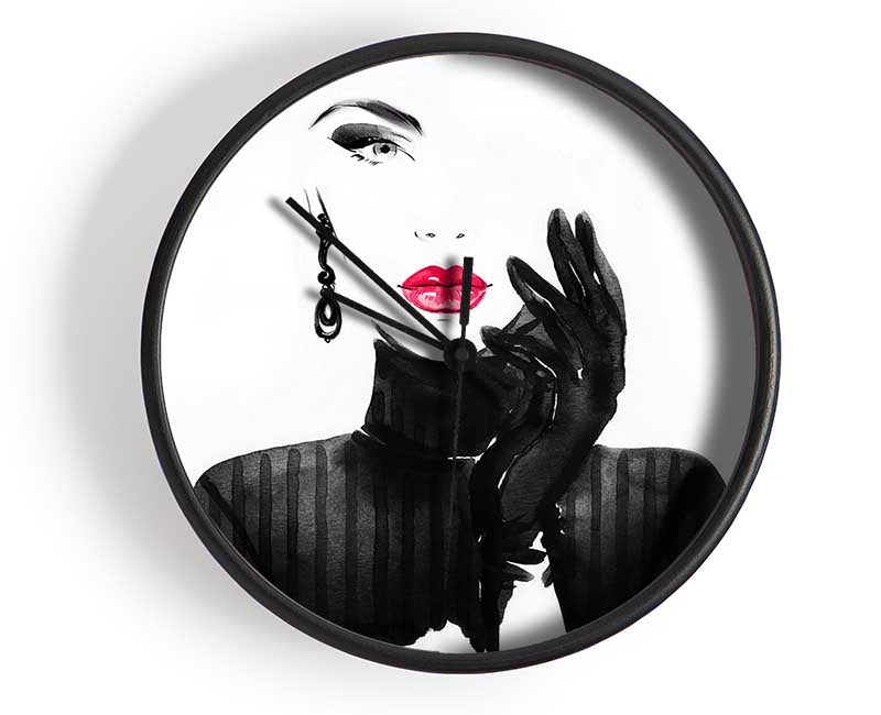 Beauty Of A Woman Clock - Wallart-Direct UK