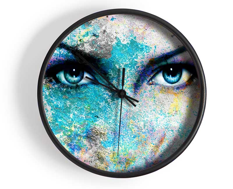 Its All In The Eyes Clock - Wallart-Direct UK