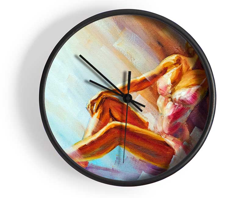 Pretty In Pink Clock - Wallart-Direct UK