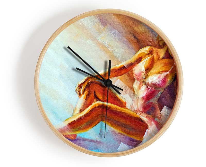 Pretty In Pink Clock - Wallart-Direct UK