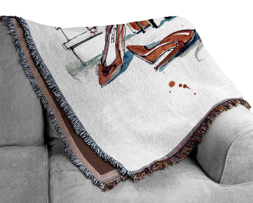Shoes Glorious Shoes Woven Blanket