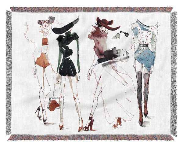 Summer Fashion Show Woven Blanket