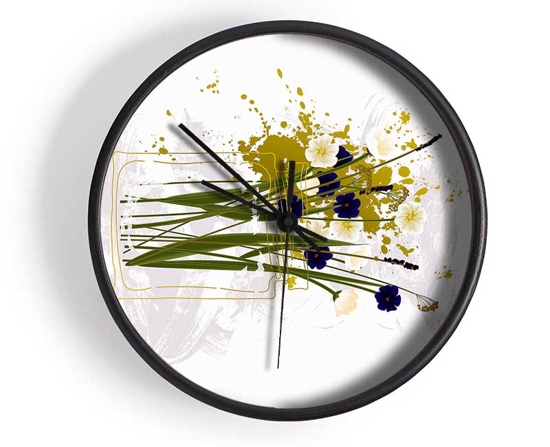 Vase Absract Clock - Wallart-Direct UK