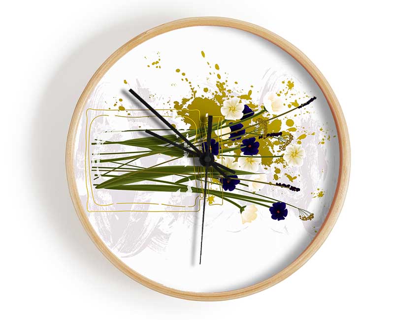 Vase Absract Clock - Wallart-Direct UK