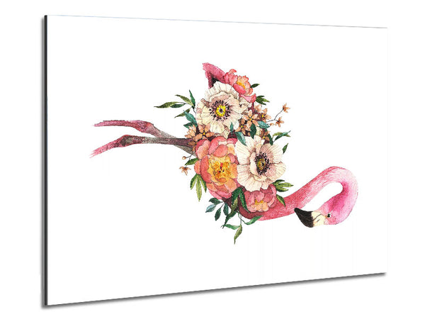 Flamingo-Blumenkörper