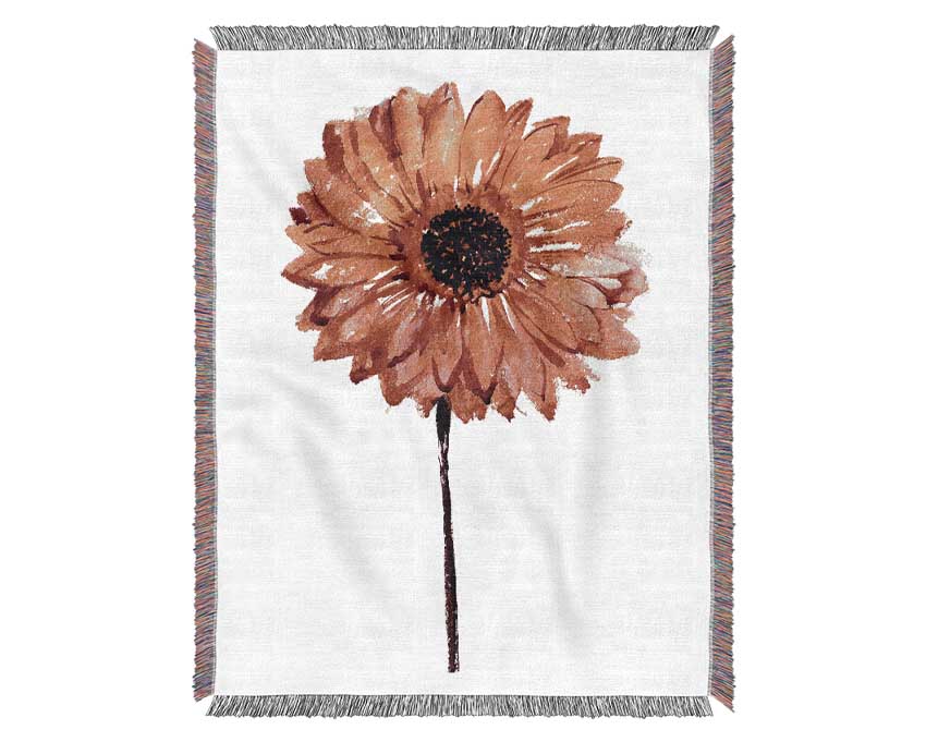 Gerbera pinks Woven Blanket