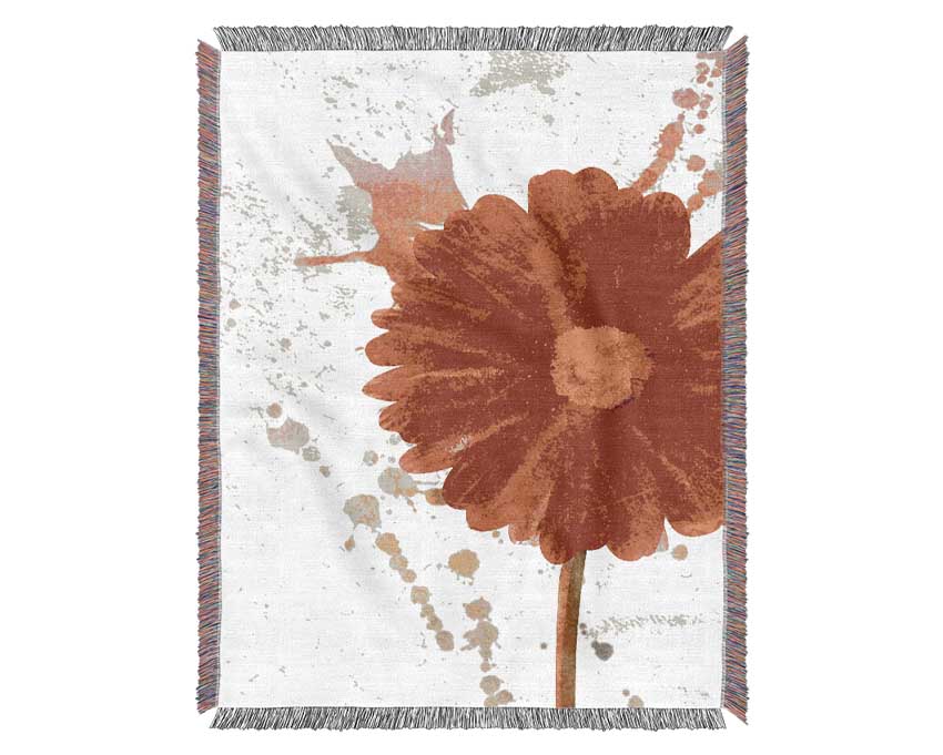 Gerbera Splash Woven Blanket