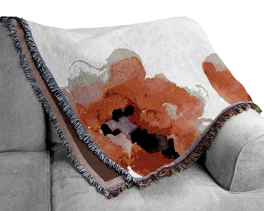 Just Poppies Woven Blanket