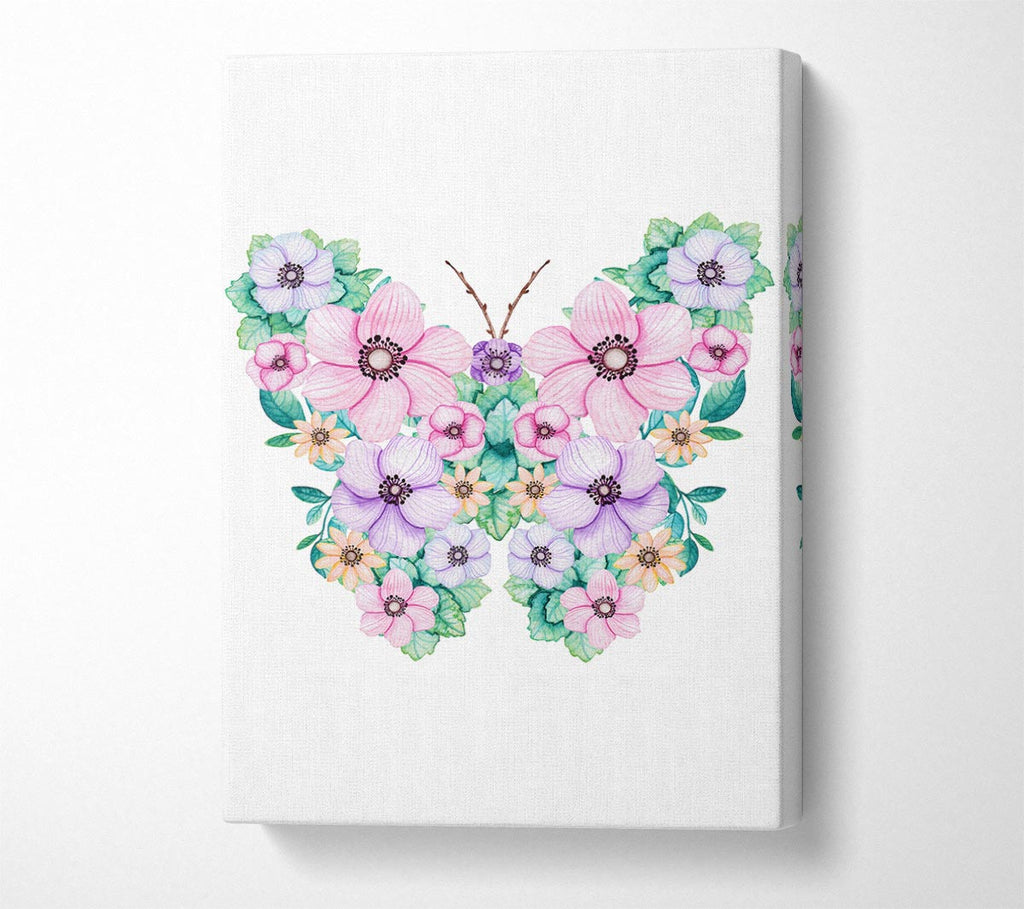 Picture of Butterfly Petals Canvas Print Wall Art