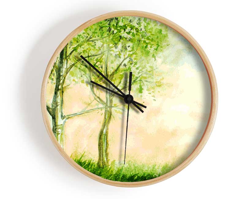 Green Dream Clock - Wallart-Direct UK