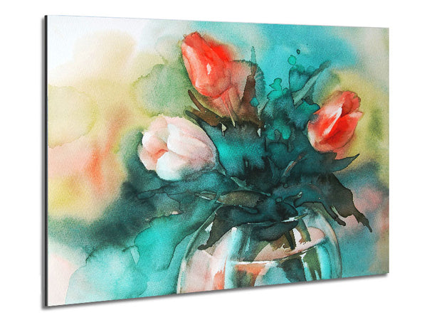 Tulip Flower Arrangement Metal Print