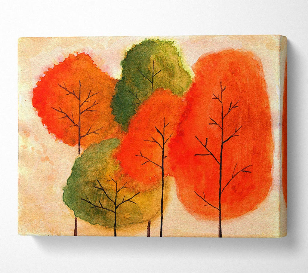 Picture of Autumn Trees 1 Canvas Print Wall Art