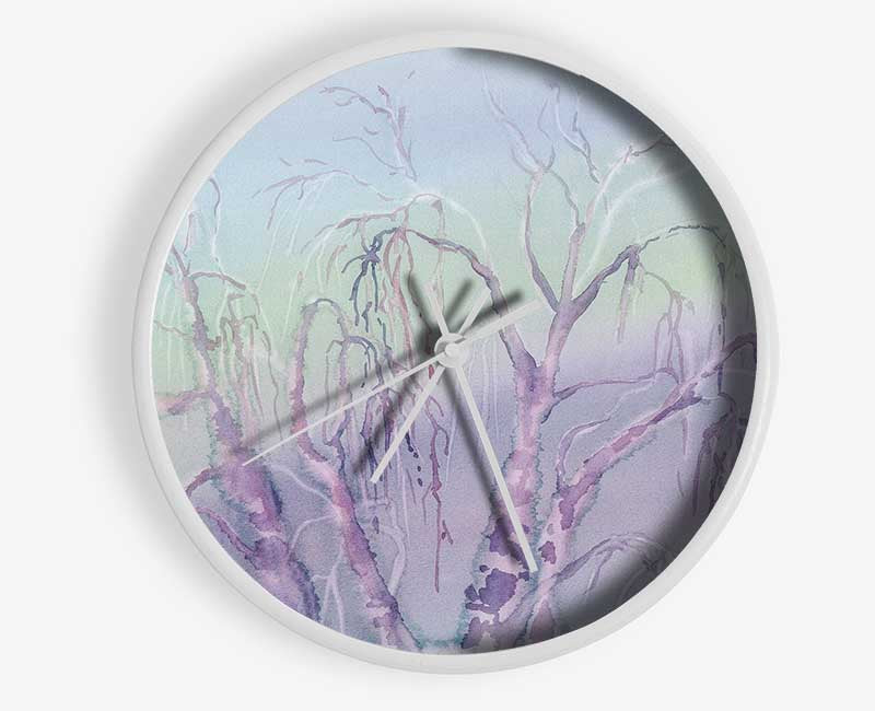 Winter Tree 1 Clock - Wallart-Direct UK
