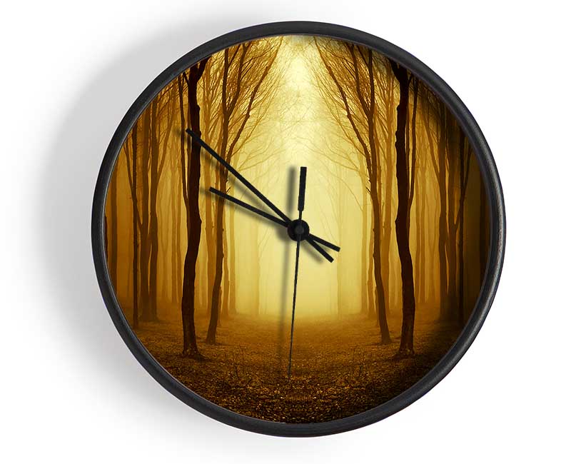 Through The Golden Path Clock - Wallart-Direct UK