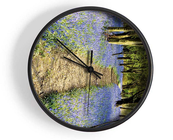 Bluebell Path Clock - Wallart-Direct UK
